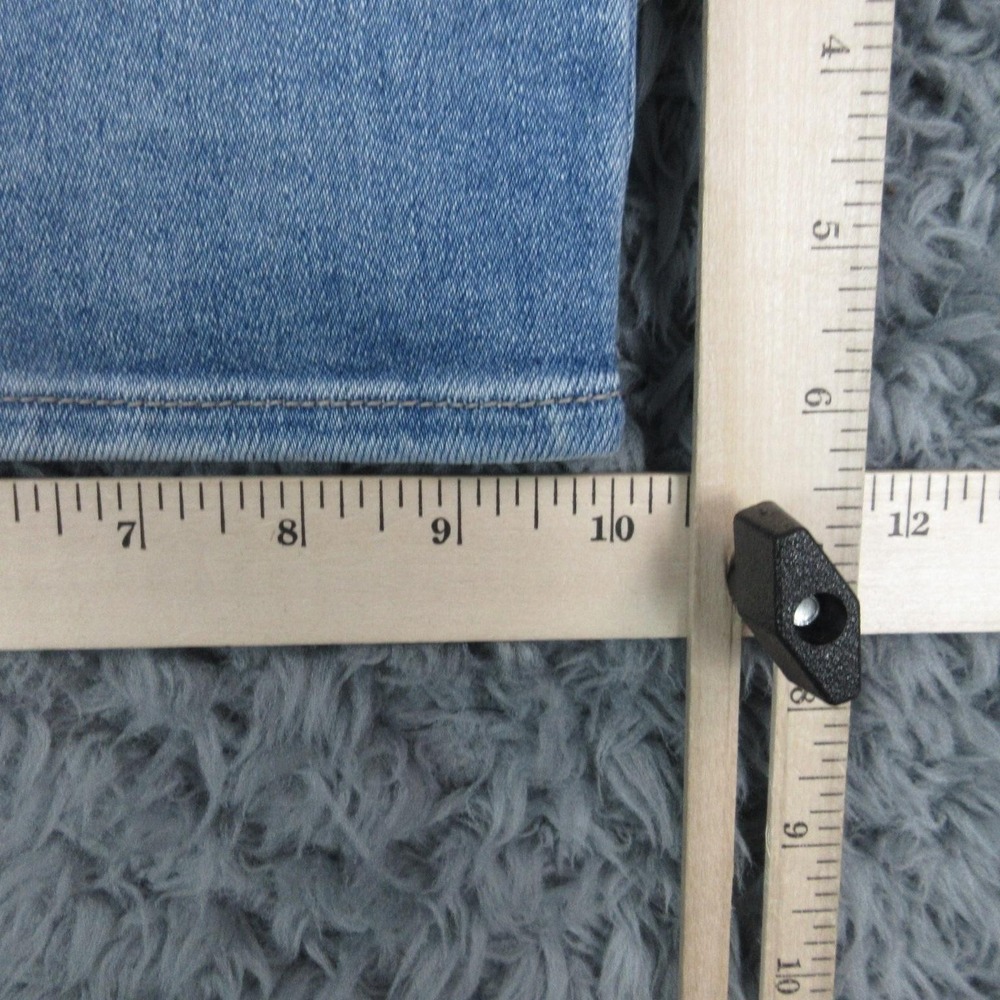 JustUSA Jeans Womens 28P/6P Blue Mid Rise Cargo Wide Leg Relaxed Denim 29x28* - Picture 11 of 16